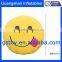 Factory Cheap Custom inflatable Plush Emoji Pillows