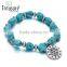 Bohemia ethnic jewelry bead bracelet natural stone bead tassel bracelet jewelry