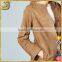 Fashion Style Custom Suede Collarless Long Women Coat                        
                                                Quality Choice