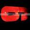 Red reflective pvc Soft Print Label Reflective Number Sticker Card