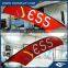 Full Color Printing Beach Feather Banner For Sale