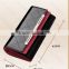 2016 High-end women gender genuine leather women wallet with delicate buckles