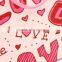 love heart design paper bag love words