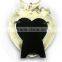 wholesale metal heart shaped wedding doves photo frame for wedding gift,Decorated with crystals enamel <DPFA5056-01>