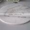 Hotel decorative white stone wall clock face, stone wall clock cover