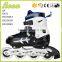 direct manufacturer wholesale aluninum chassis pu wheel kids inline skate with 3 color