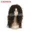 100 real hair wigs kinky curly black women wigs, china factory kinky wigs