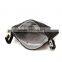 latest stylish design casual rhombic texture PU leather women black small crossbody bag