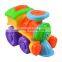 Cute pull line plastic toy train for wholesale