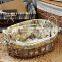 7 hand woven - pastoral style - straw - Storage Basket - Storage Basket - sundry basket - woven baskets woven basket