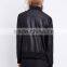 Hot Sale High Quality Custom Feather Leather Bomber Jacket For Women