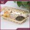 2016 shiny golden metal mesh box clutch frame gridding clutch wallet for ladies