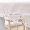New design 100 polyester flower design embroidery table cloth