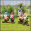 Custom cartoon character Mermaid theme park city landscape FRP resin sculpture