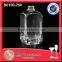 Square Vodka Glass Bottle Frosted Glass Bottles 750ML With Cap Clear