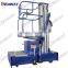 4-10m single post mobile aluminum mast lift