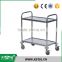 TJG stainless steel trolley hand cart platform lorry airport supermarket transportation customizable