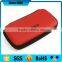 cute red leather shell eva internal hard disk case with printed logo