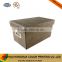 Gift Boxes Wholesale Custom PU Leather Flip-Top Box Wooden Storage Box Organizer Box Packaging Box