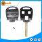 hot selling 2 button remote key case without logo with short 37mm TOY48 blade for Lexus is470 gx470 ct200h