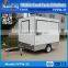 Big window and wheels commercial street food cooking trailer/used food carts for sale