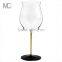 Decorated Clear Crystal Wine Glass for Wedding and Events