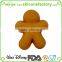 Platinum grade lovely Christmas snowman shaped silicone baking mould