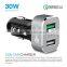iFans QC 3.0 USB Charger For Car Aluminium type c + qc3.0+smart 2.4A 1 Year Warranty