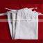 Wholesale price custom logo printing 8oz cotton drawstring reusable bag