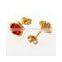 2015dubai gold plated jewelry earring models small 18k gold earring