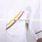 customized with good quality cotton/polyester buttons chef coat