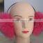 wholesale winter real fox fur earmuff for girls