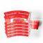 Hangzhou LvYang/GoBest Food Grade Disposable paper cup fan/sheet/piece for coffee or beverage or noodle