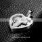 Jingli Jewelry Fashion Heart Shape Pendant Engraved Heart Pendant(GH-015)