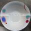 china porcelain storage bowl / white porcelain serving bowls / promotional porcelain soup bowl