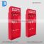 OEM& ODM factory price cardboard hook display stand for hanging items