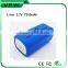 High efficiency Rechargeable 3.7V 7200mAh Lawn lighting Li-ion battery