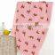Pink Cut Pile Jacquard Bath Towel