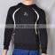 New Winter Thermal Wholesale Plain Black Hoodie