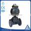 Straight through pneumatic diaphragm valve