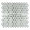 SGS proed china carrara marble mosaic tile hexagon for bath room