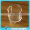 Clear plastic packaging tube box acrylic hard tube with cover and base