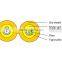 best price round tight buffered fiber indoor 2 core single mode fiber optic cable