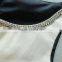 Lady beaded double color joint sleeveless silk layered dress