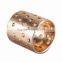 Oscillating movement dry bearing bush with PTFE inner wall steel bushing , Good sliding DU bushing , bushes