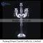 Top selling special design wedding favor crystal candelabra with reasonable price