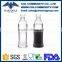High borosilicate glass travel water bottle with colorful nylon sleeve
