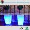 Rechargeable LI Battery Operated PE Plastic LED Flower Pot