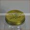 Hotsale 280ml glass jar with metal lid for sale