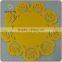 Wholesale felt cute silica gel cup mat